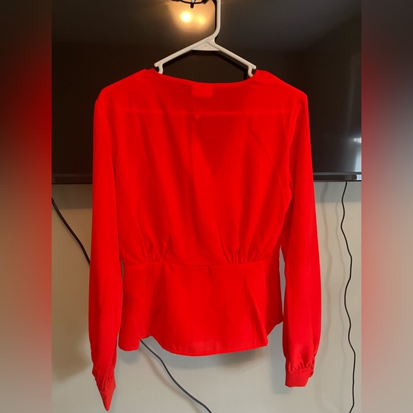 Vila Button through yea blouse - Picture 4 of 9